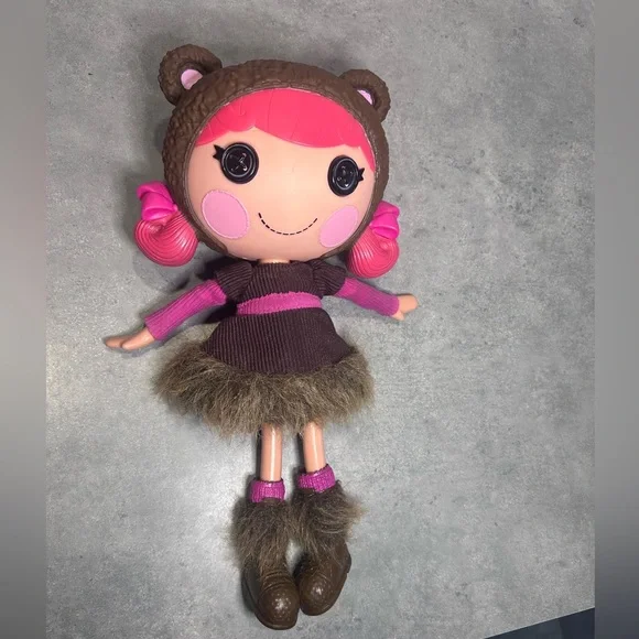 Poupée LaLaLoopsy ours en peluche pots de miel 12" rare floue 2013 MGA Entertain - Picture 2 of 5